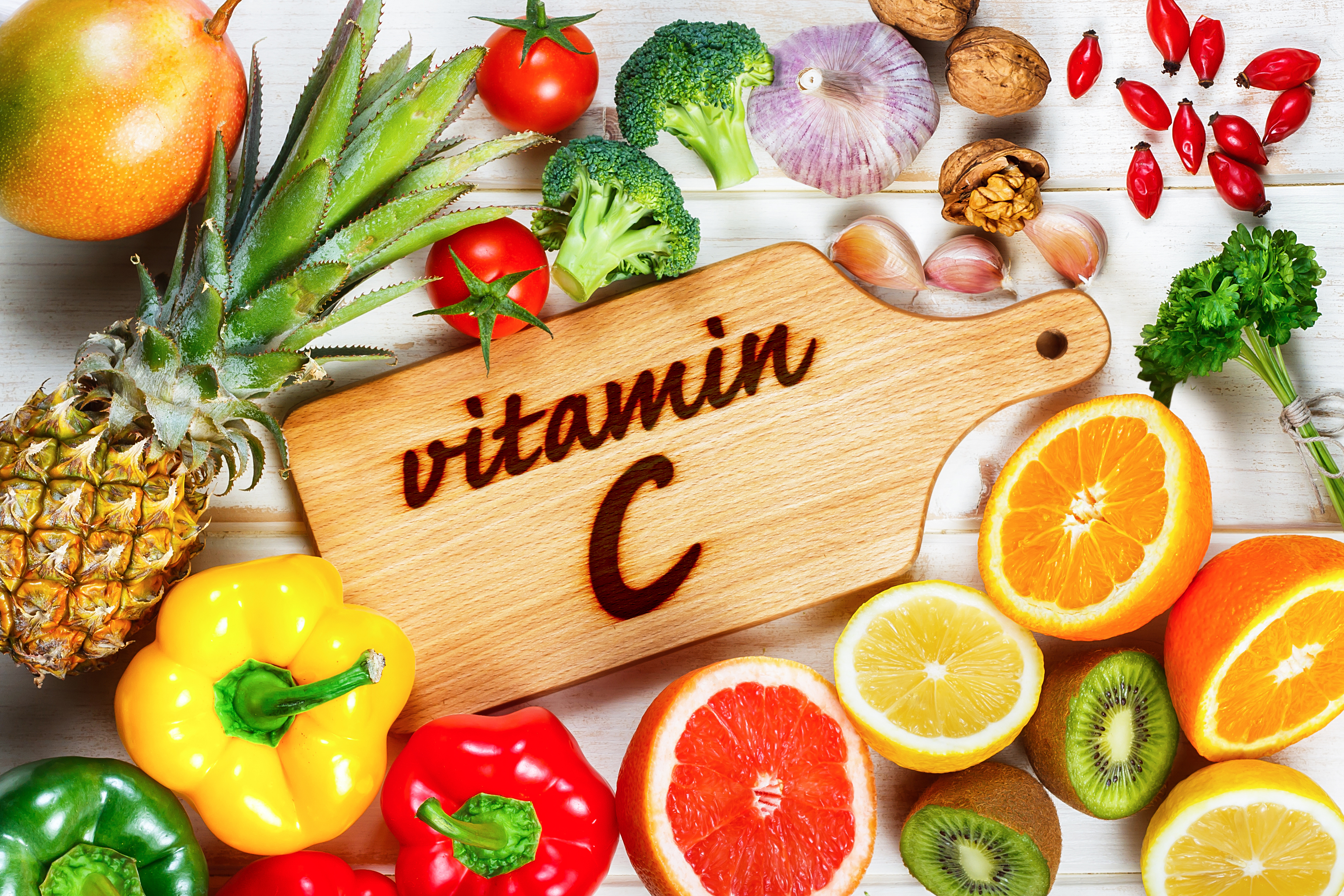 Продукты (не апельсины) с наибольшим содержанием витамина С