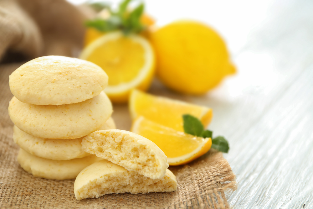 Веганское лимонное печенье